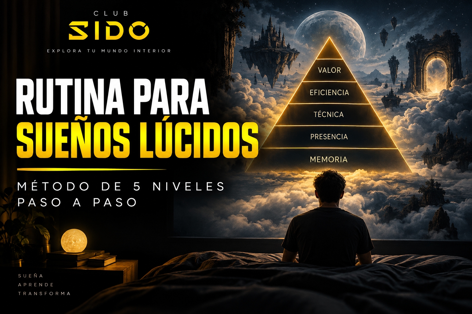 Rutina para tener sueños lúcidos: método de 5 niveles paso a paso